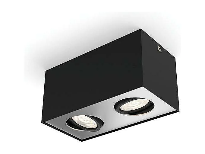 Applique LED Doppia Warmglow 9W Box Nero