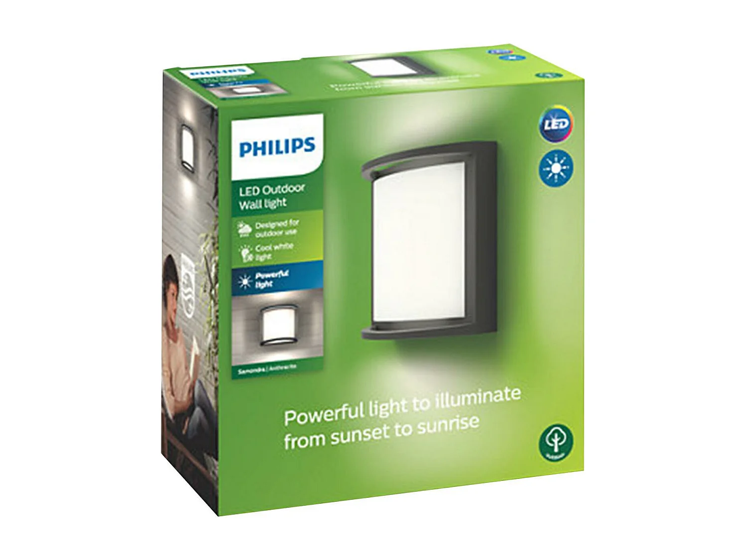 Applique Murale LED  Samondra 12W Blanc neutre 4000K