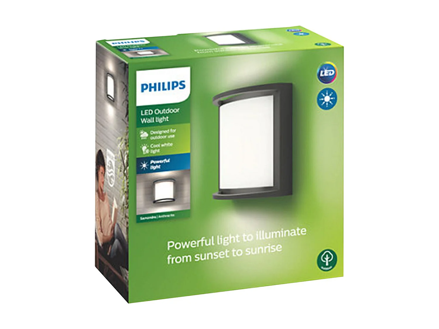 Applique Murale LED  Samondra 12W 4000K Blanc neutre