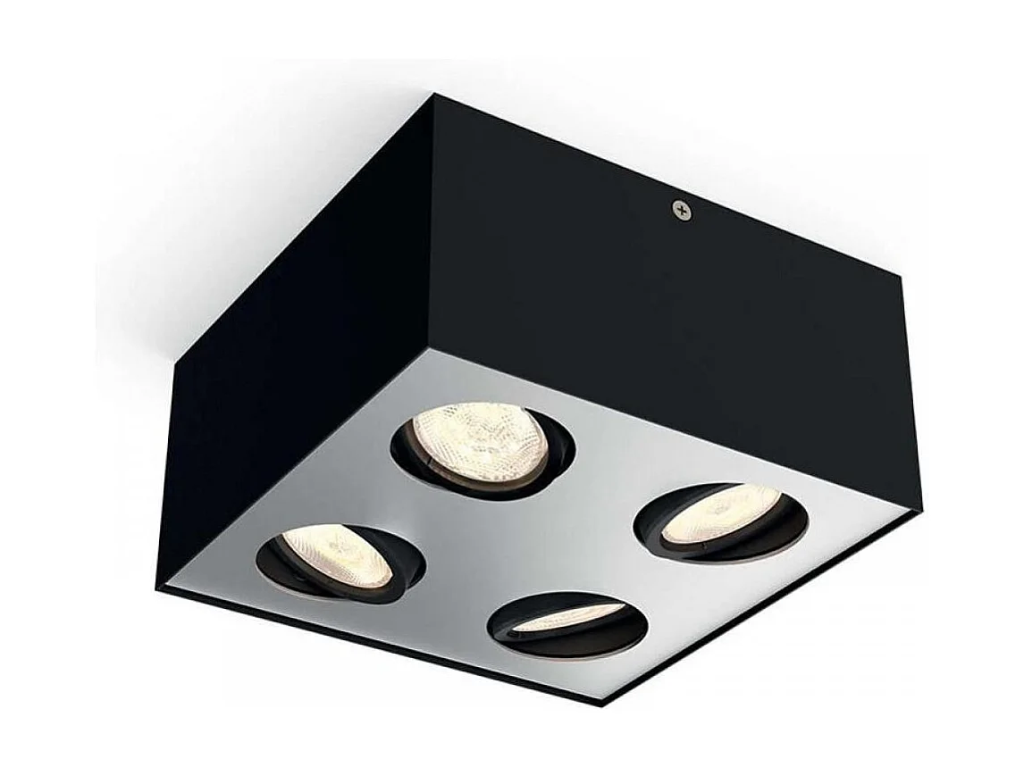 TechBrey Aplique LED Cuádruple Warmglow 18W PHILIPS Box