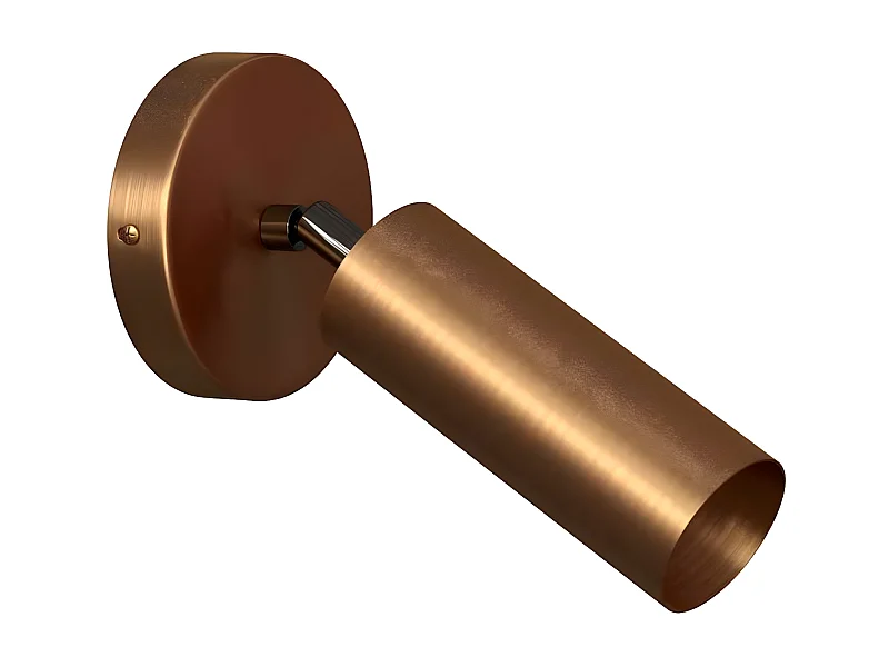 Faretto Orientabile Metallo APM2VBOSPOT CREATIVE-CABLES Ottone Satinato