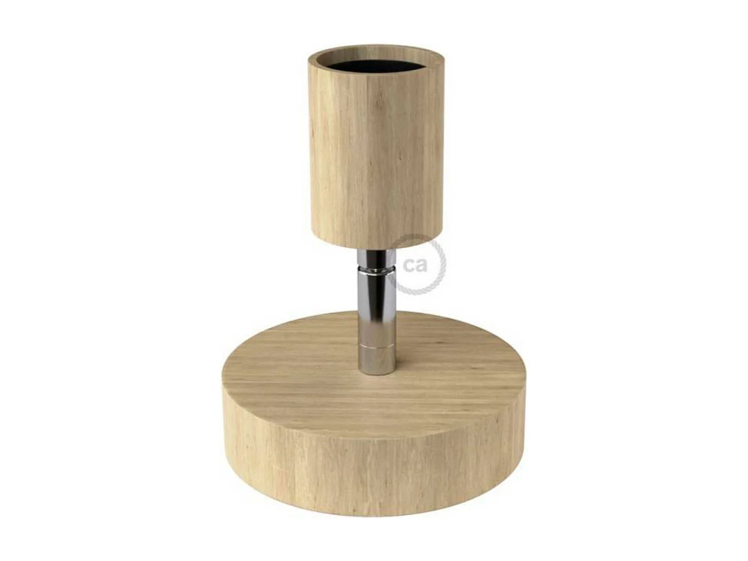 Applique Fermaluce Wood 90º APL201FB10TBS1CR CREATIVE-CABLES Naturale