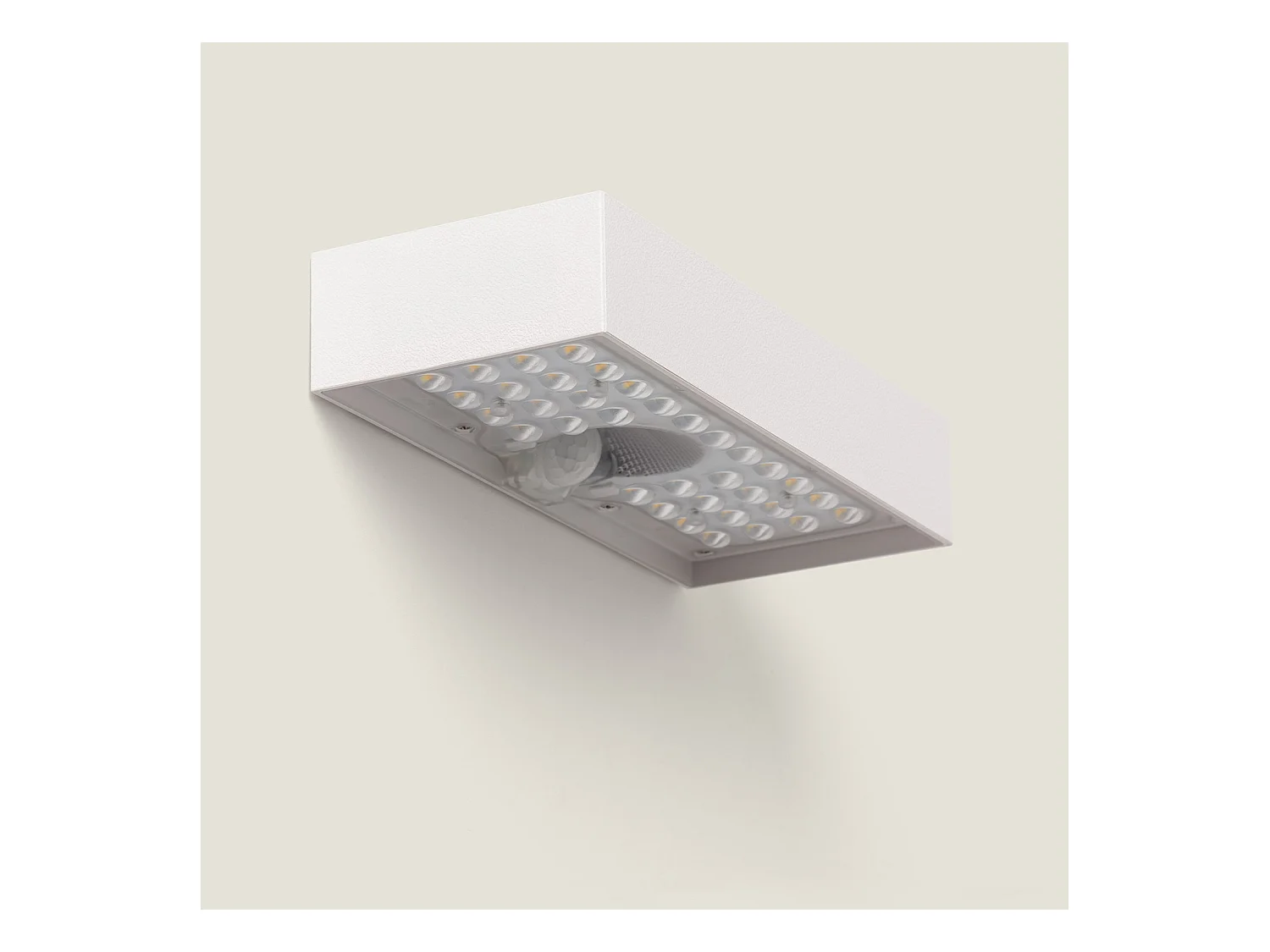Aplique de Pared Exterior LED 6W Karl Solar Blanco 3000K Blanco Cálido