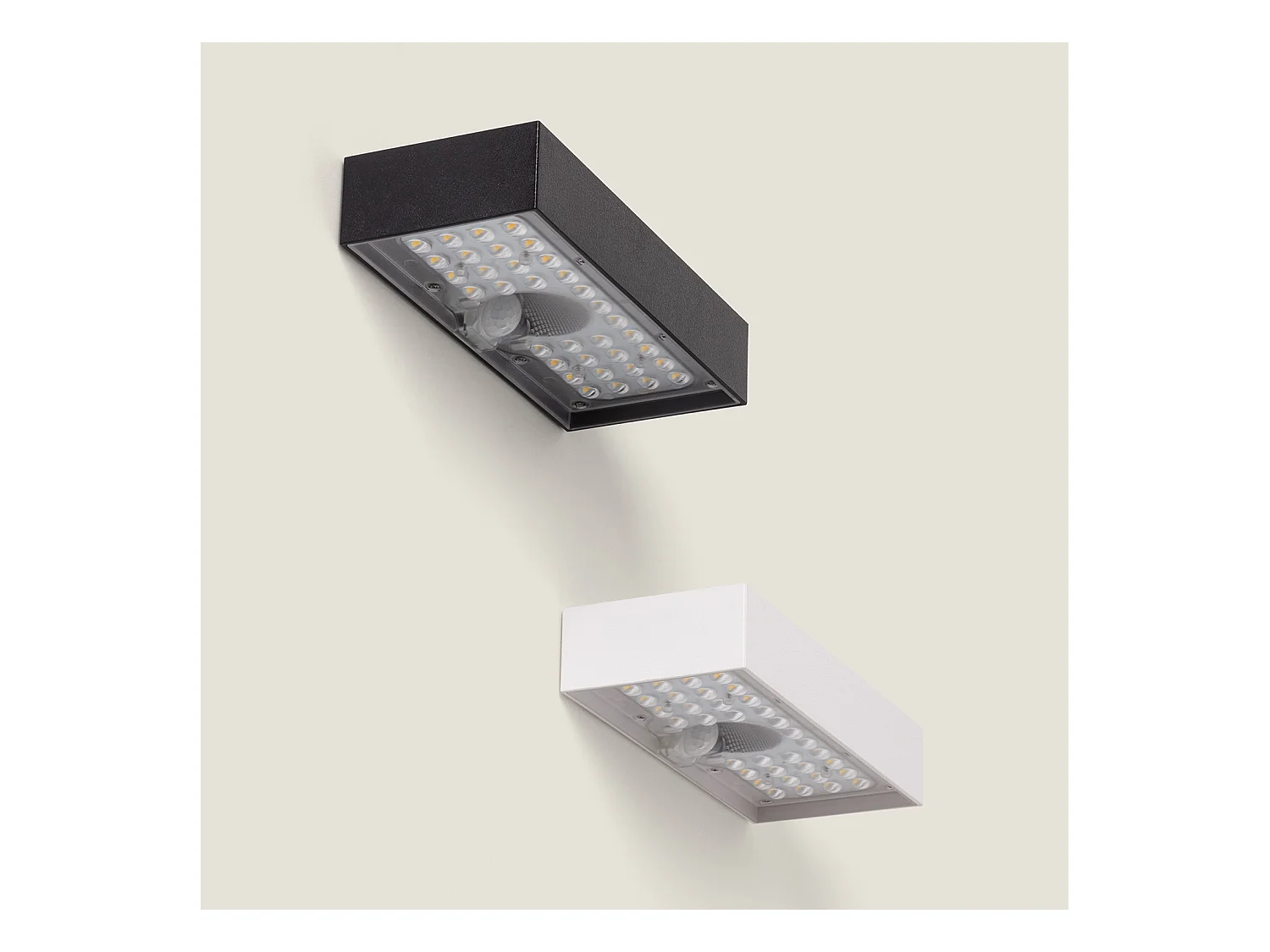 Aplique de Pared Exterior LED 6W Karl Solar Blanco 3000K Blanco Cálido
