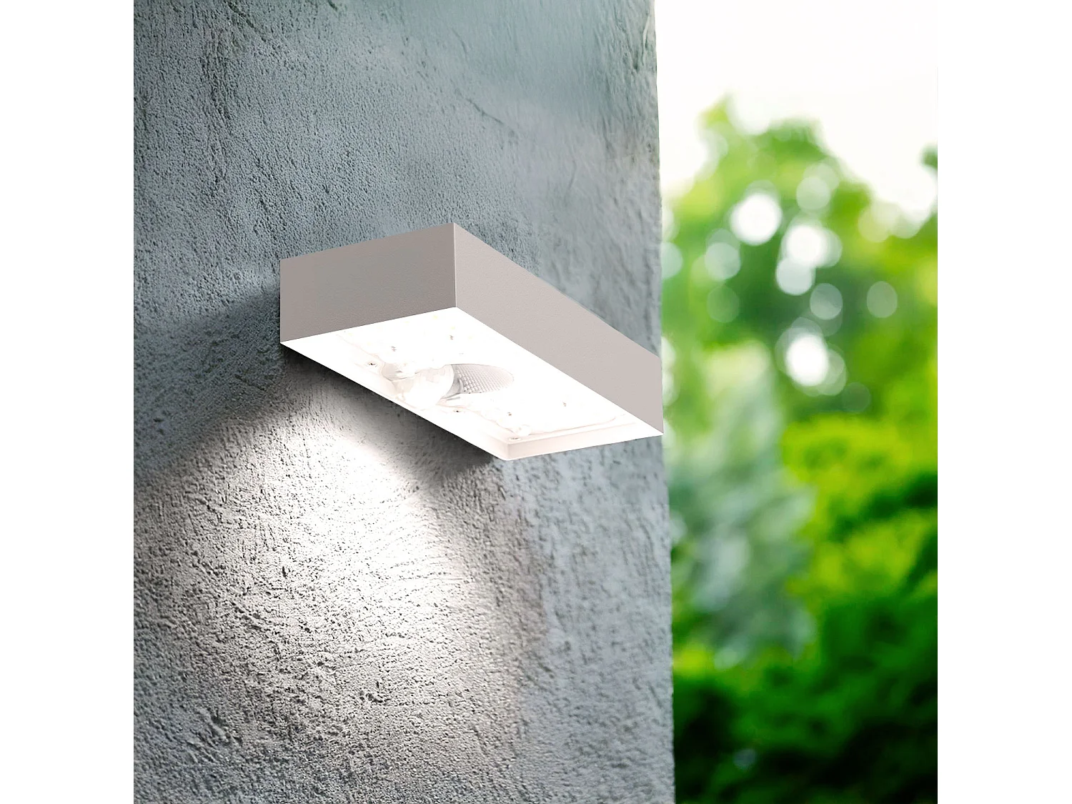 Applique da Parete per Esterni LED 6W Karl Solare Bianco 3000K Bianco Caldo