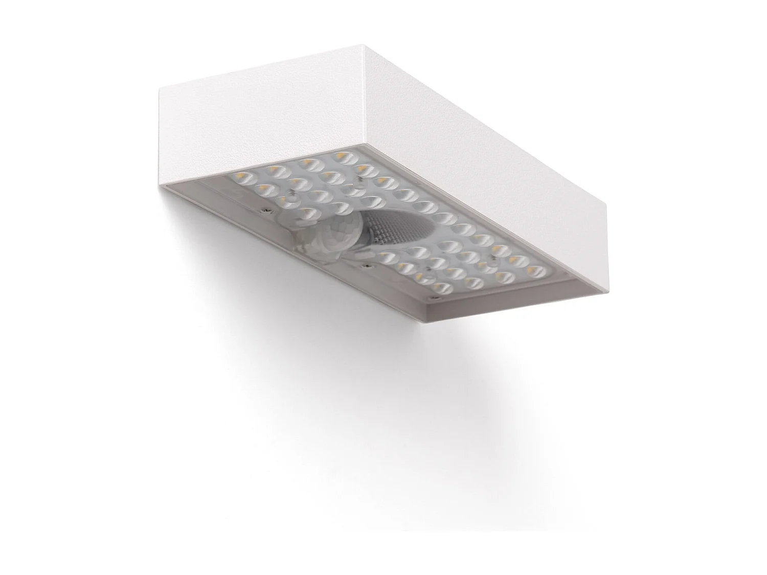 Aplique de Pared Exterior LED 6W con Sensor de Movimiento PIR Karl Solar Blanco 3000K Blanco Cálido