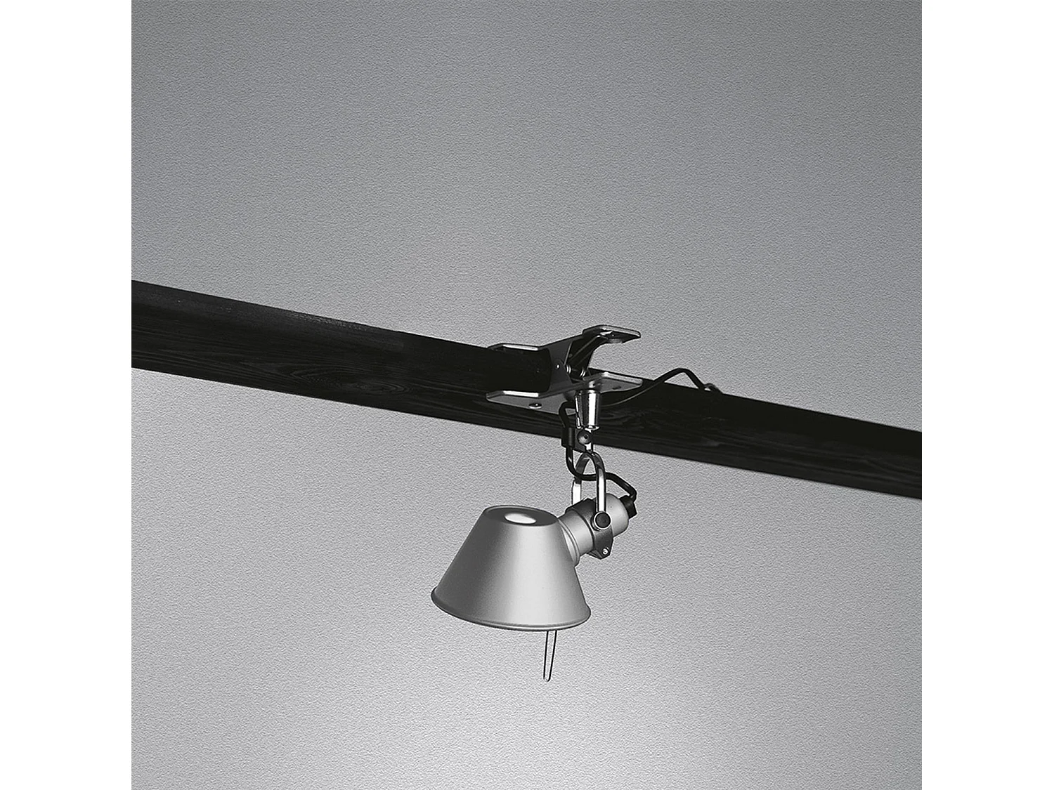 Lampe Murale Tolomeo Micro avec Pince ARTEMIDE Argent