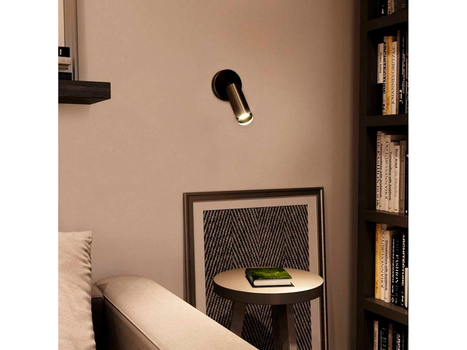 Faretto Orientabile Metallo APM2VBOSPOT CREATIVE-CABLES Titanio Satinato