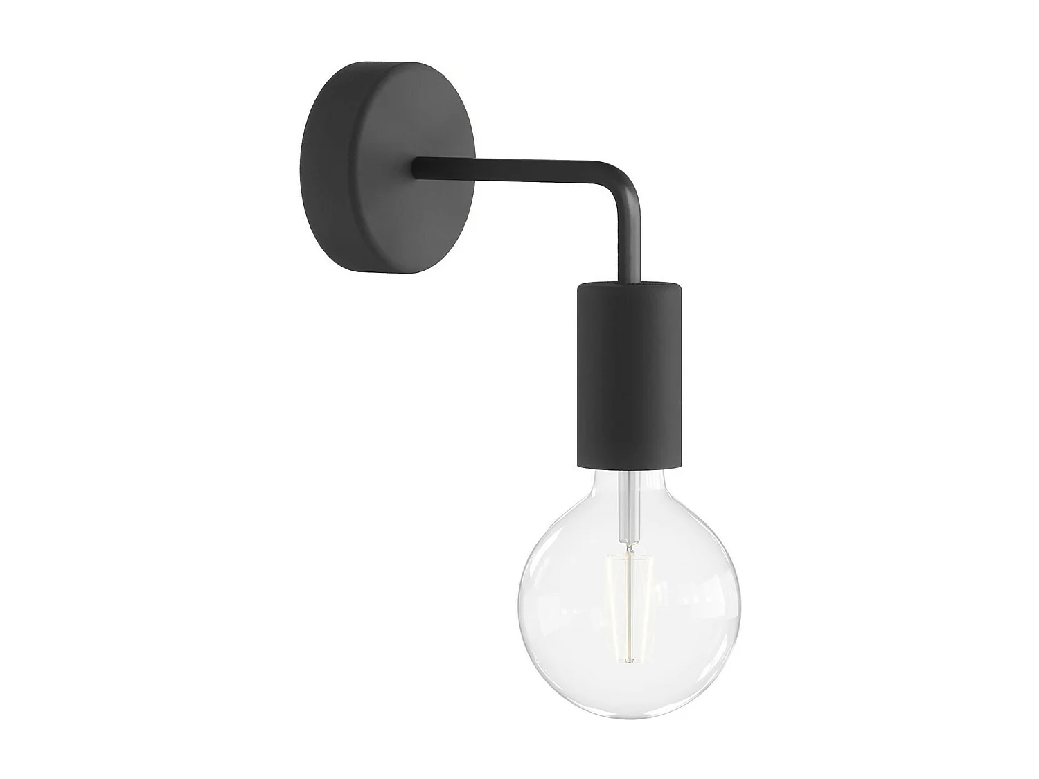 Applique da Bagno IP65 Fermaluce EIVA Elegant APE2NE CREATIVE-CABLES Nero