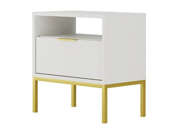 Table de chevet Seattle Blanc