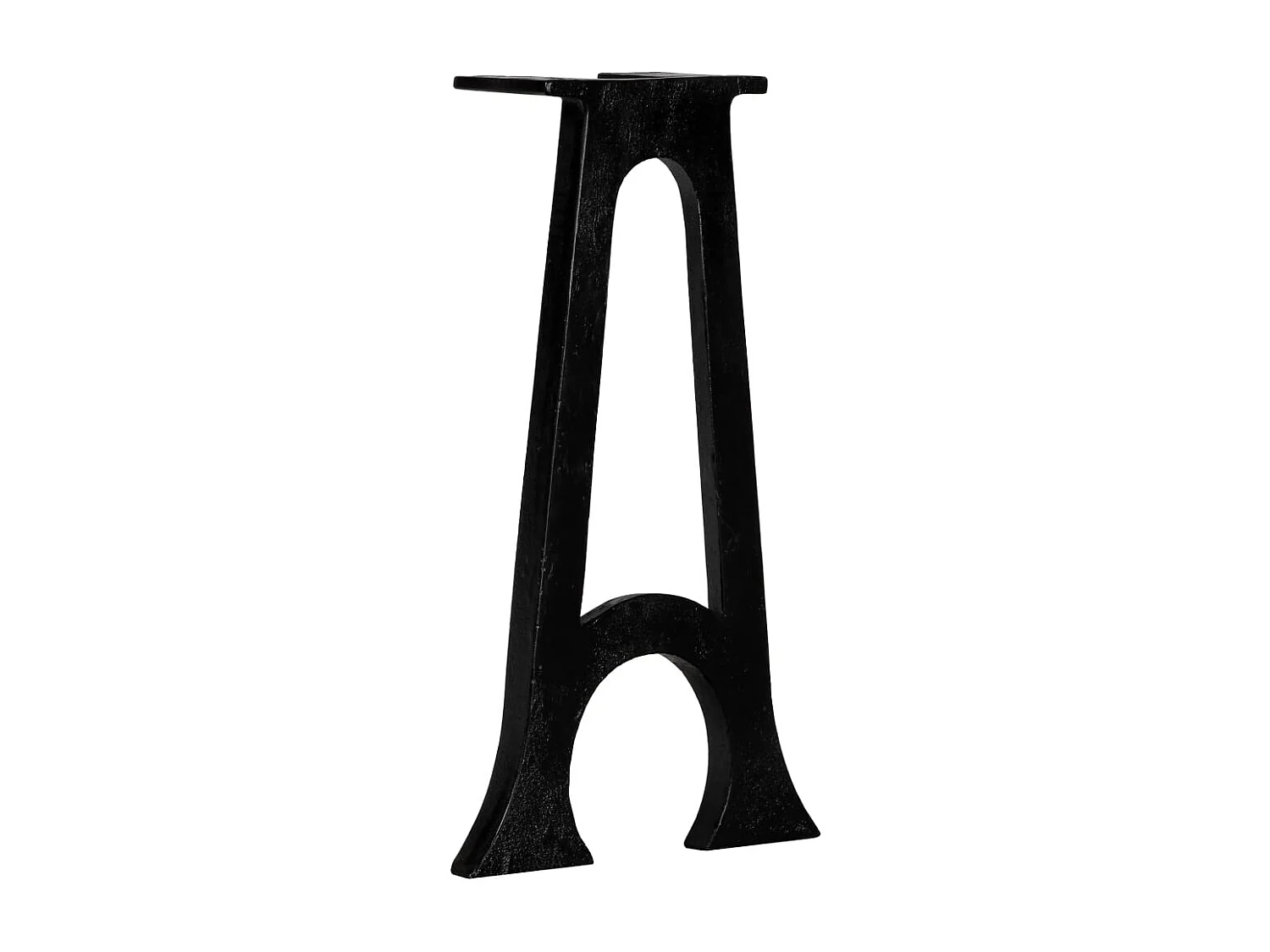 Pernas p/ banco 2 pcs estrutura em A arqueada ferro fundido