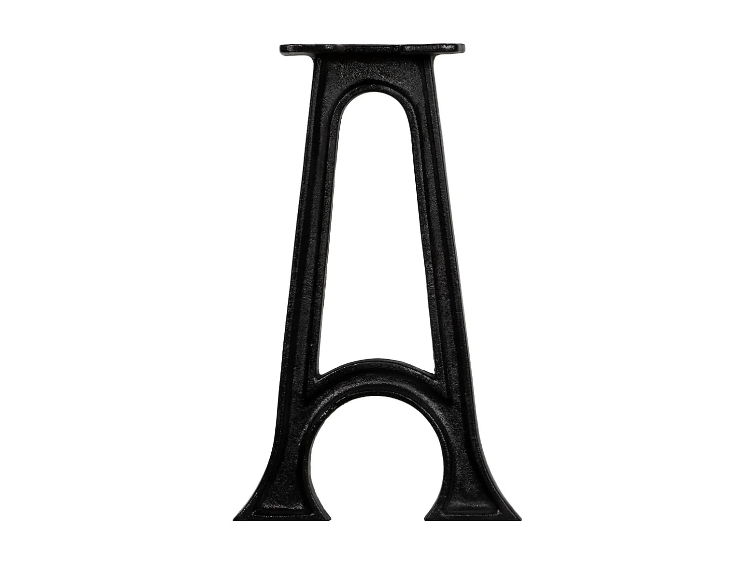 Pernas p/ banco 2 pcs estrutura em A arqueada ferro fundido