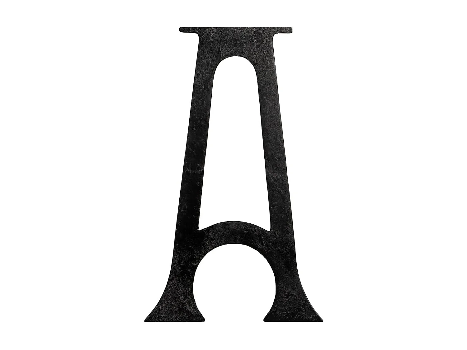 Pernas p/ banco 2 pcs estrutura em A arqueada ferro fundido