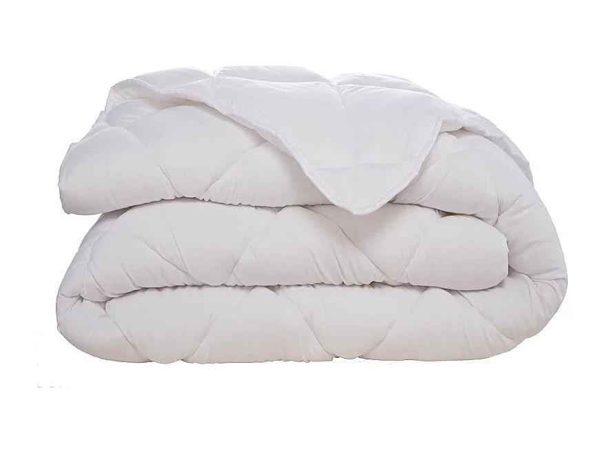 Piumino poliestere bianco 105x195 cm