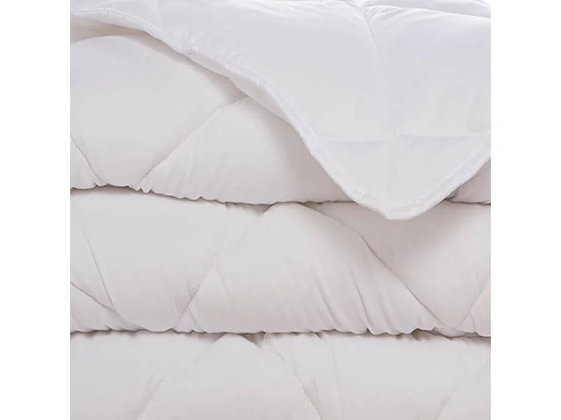 Piumino poliestere bianco 105x195 cm