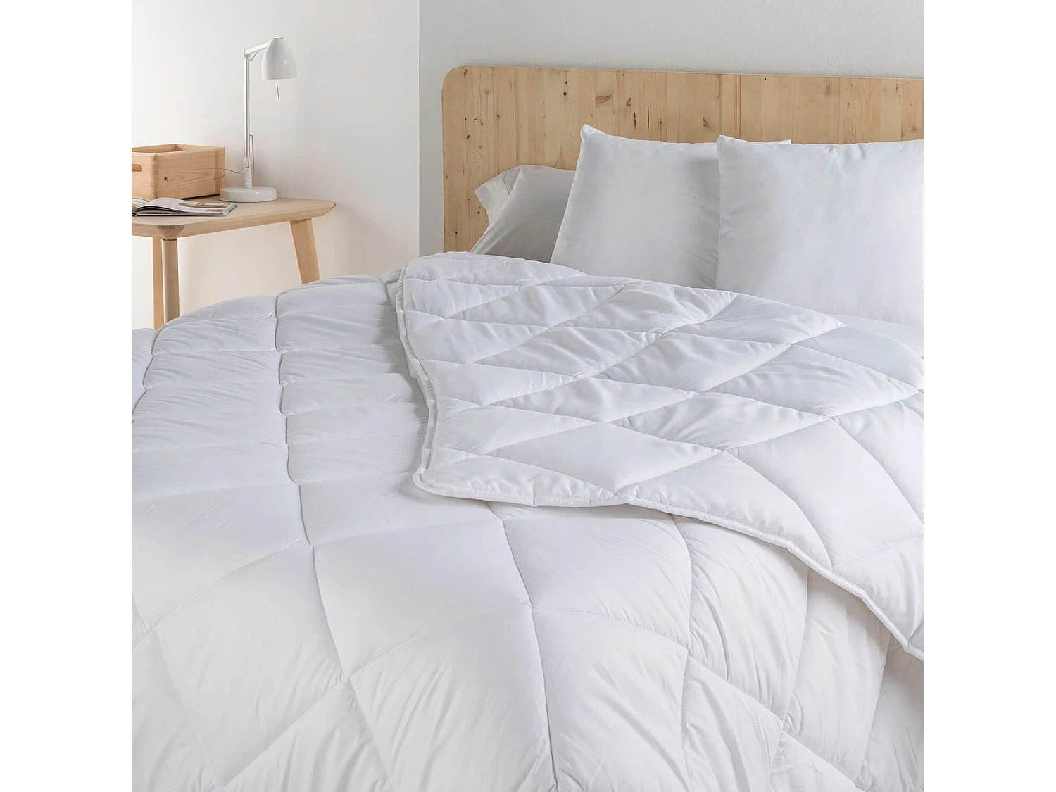 Dekbedvulling polyester wit 150x220 cm