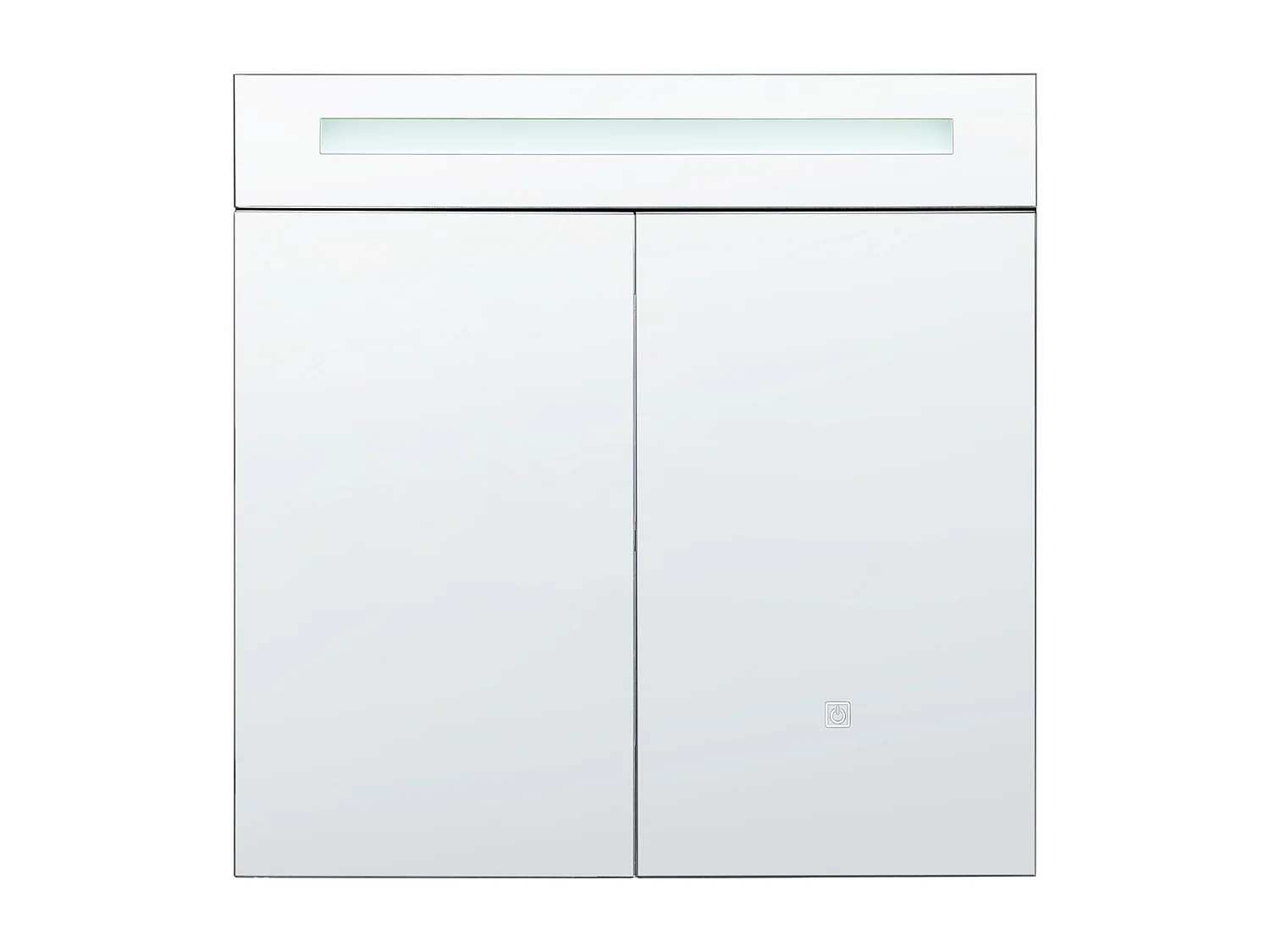 Armoire de toilette murale LED JARAMILLO 60 cm 60 cm Noir