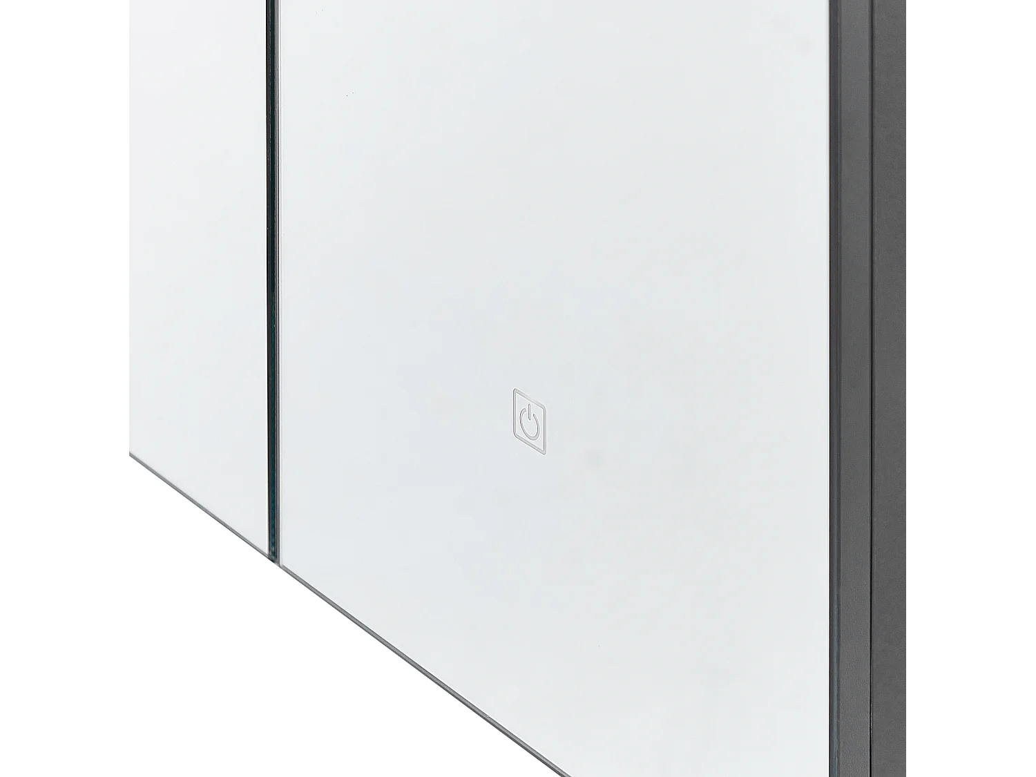 Armoire de toilette murale LED JARAMILLO 60 cm 60 cm Noir