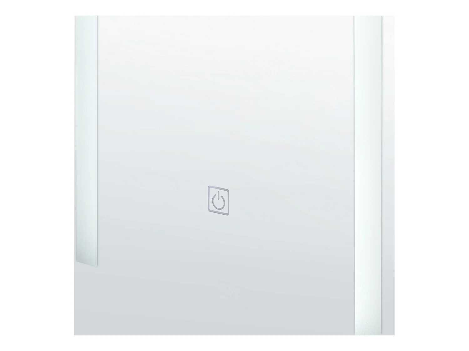 Moderner Bad-Spiegelschrank 40x60 cm 1 türig mit LED Beleuchtung schwarz Cameron