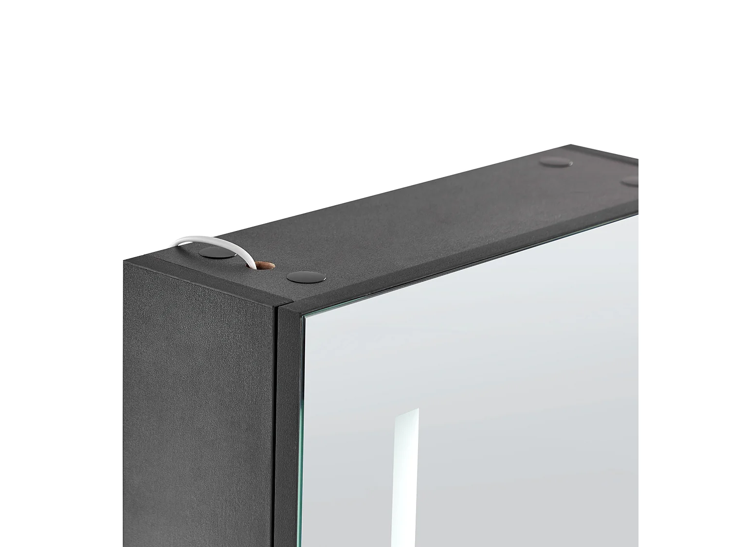 Armoire de toilette murale LED CAMERON 40 cm 60 cm Noir