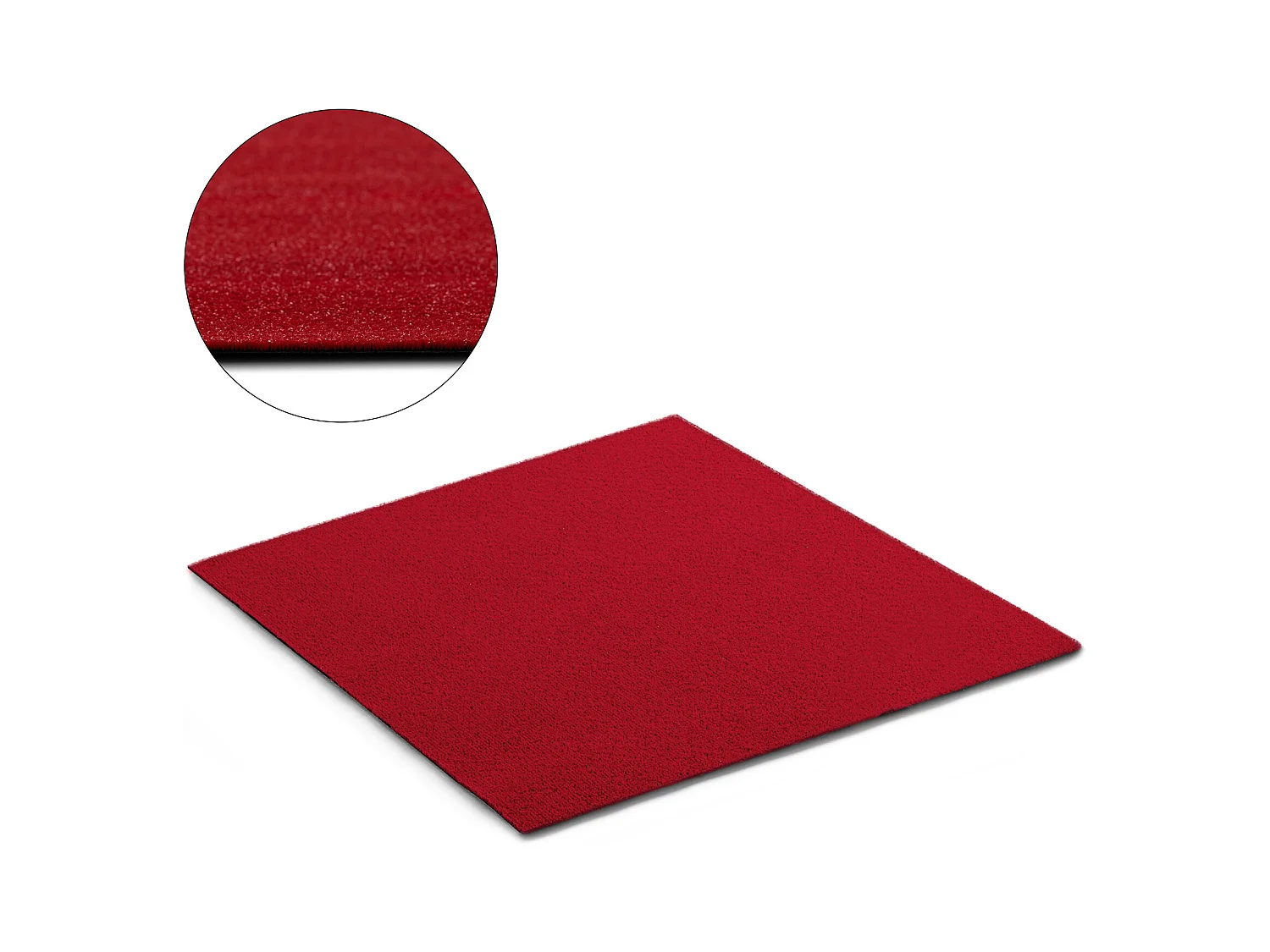 ERBA SINTETICA SPRING rosso dimensioni finite 100x100 cm