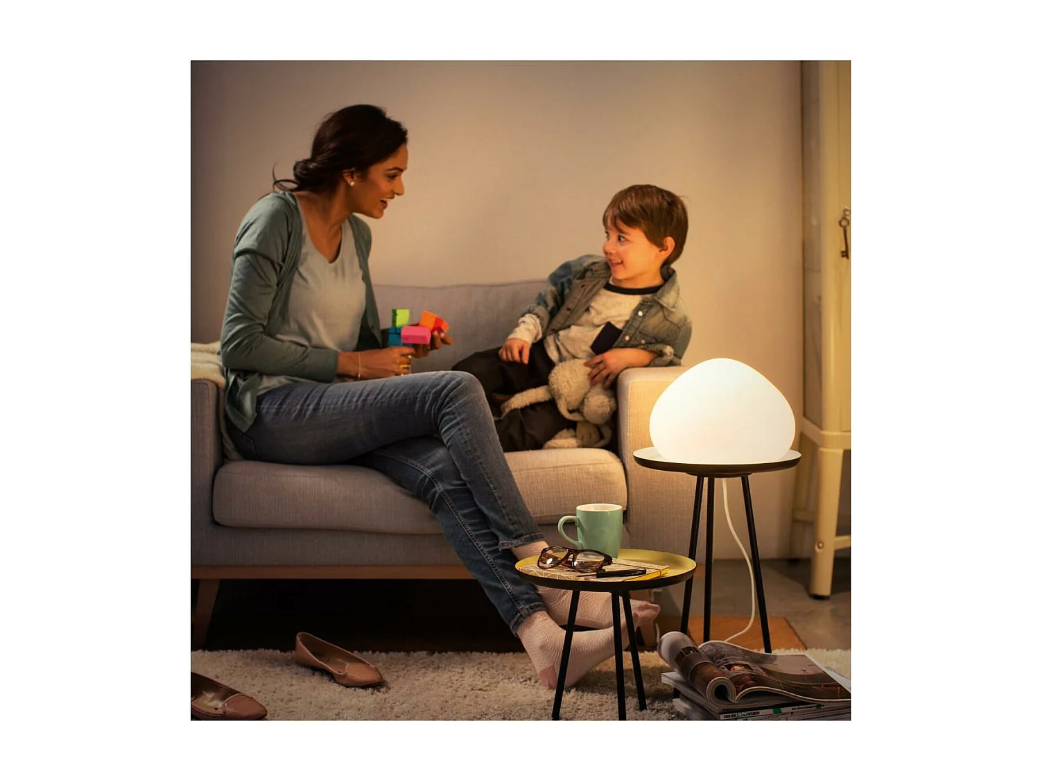 Lampe à Poser LED White Ambiance Wellner 8.5W  Hue