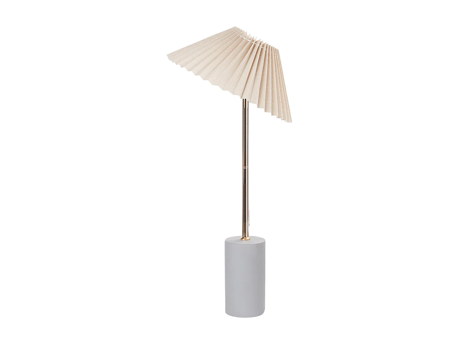 Lampada da tavolo BALUARTE Lino sintetico Beige