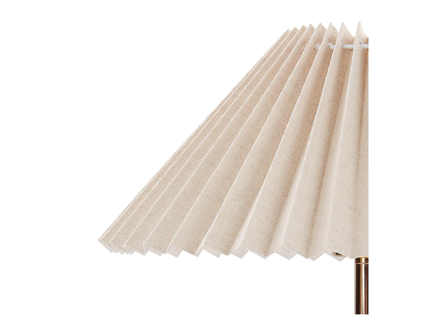 Lampe à poser BALUARTE Lin synthétique Beige