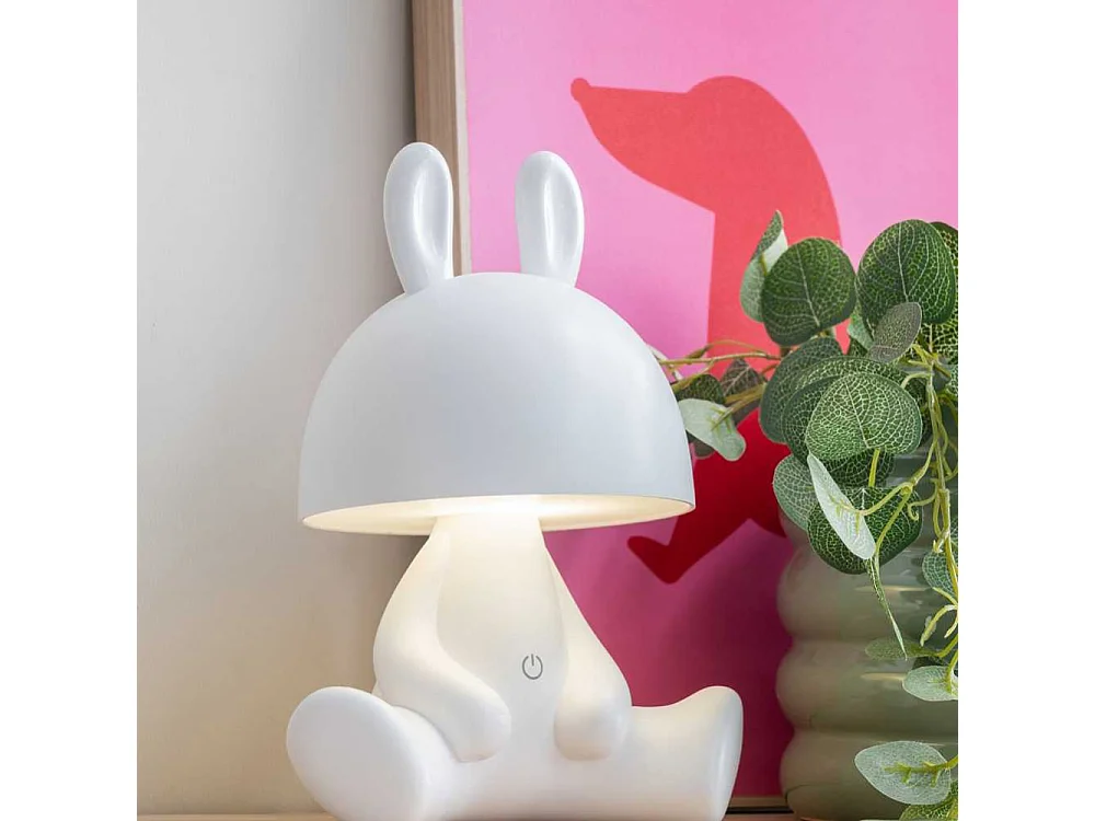 Lampe de table Lapin LED Blanc  Present Time