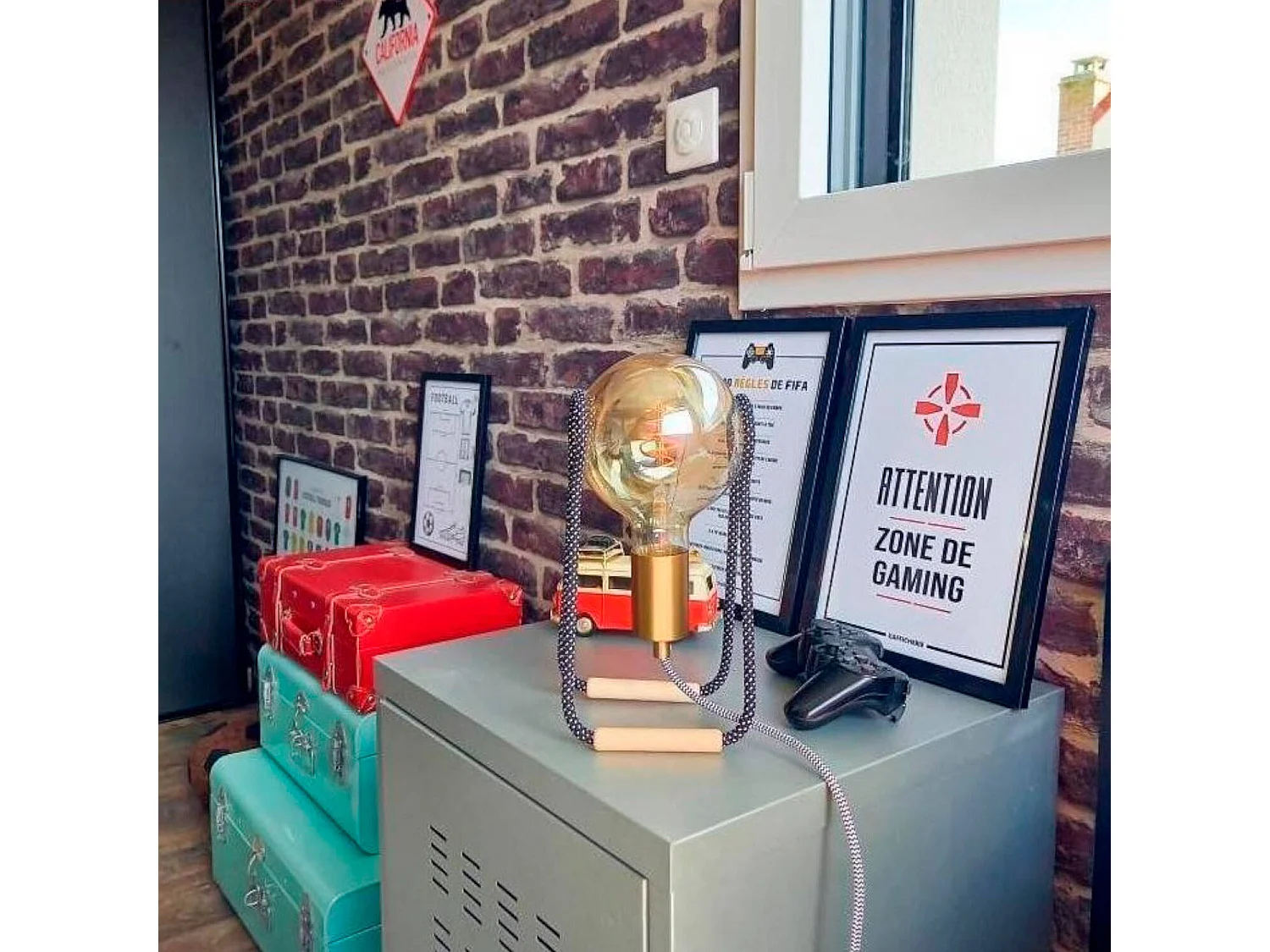 Lampada da Tavolo Modello KTCH0_ Taché CREATIVE-CABLES Grigio