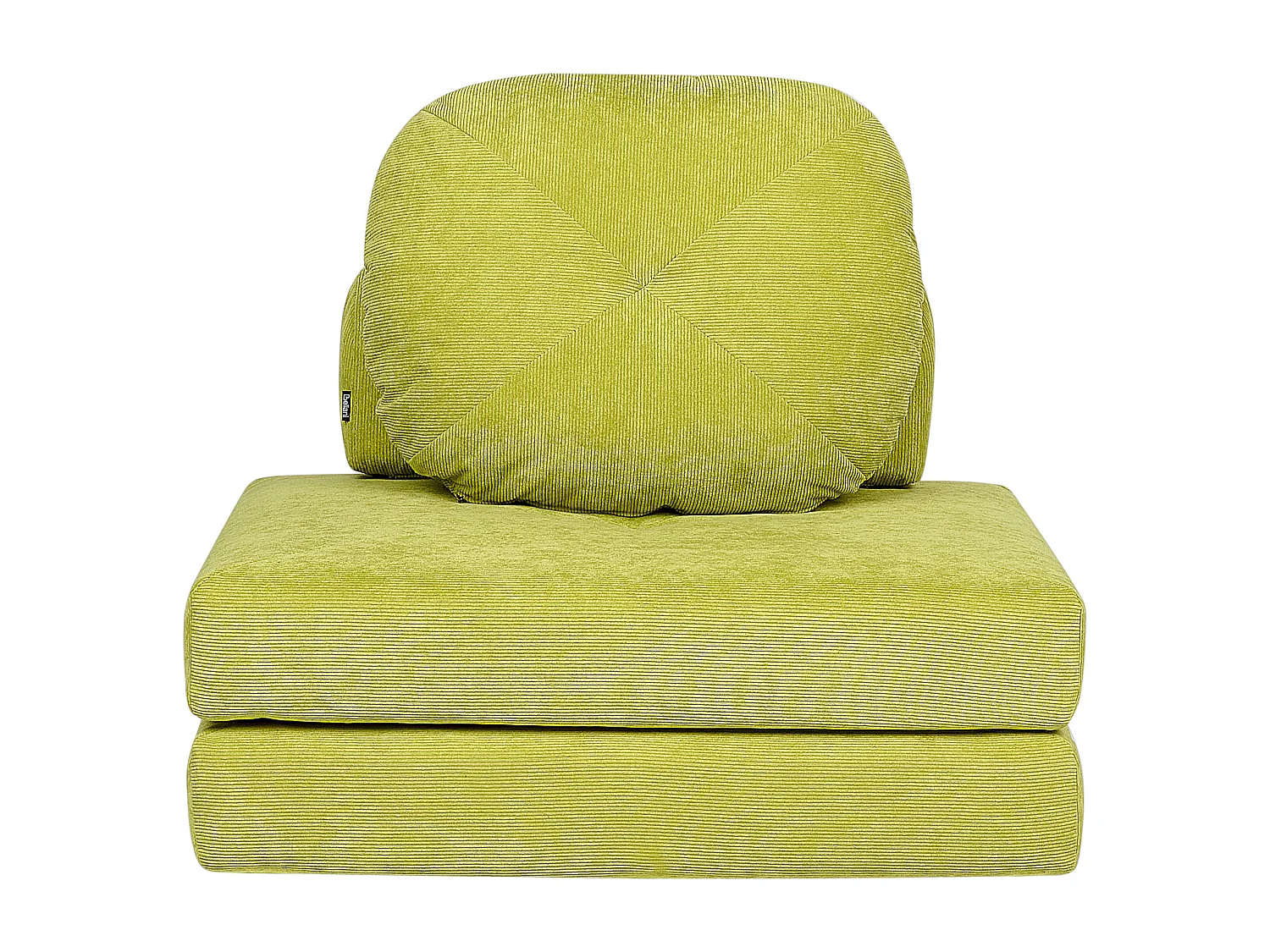 1-Sitzer Schlafsofa OLDEN Cord Hellgrün