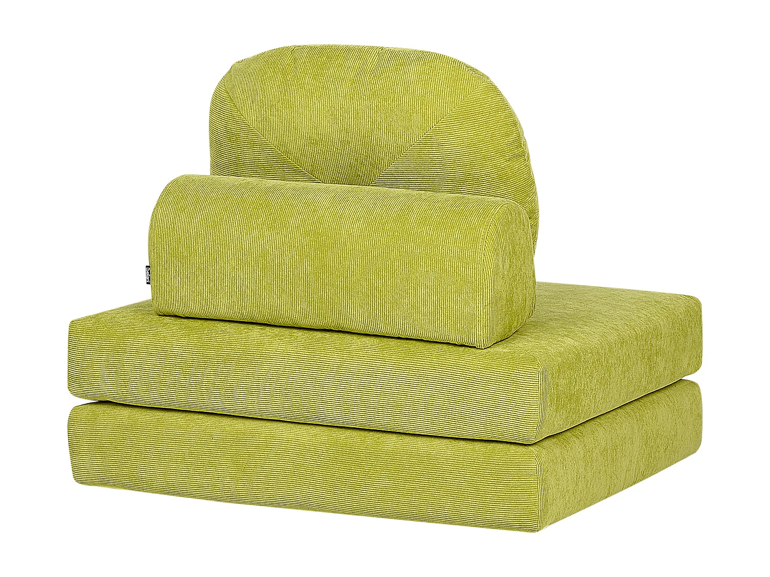 Sofa rozkładana jednoosobowa OLDEN Sztruks Jasnozielony