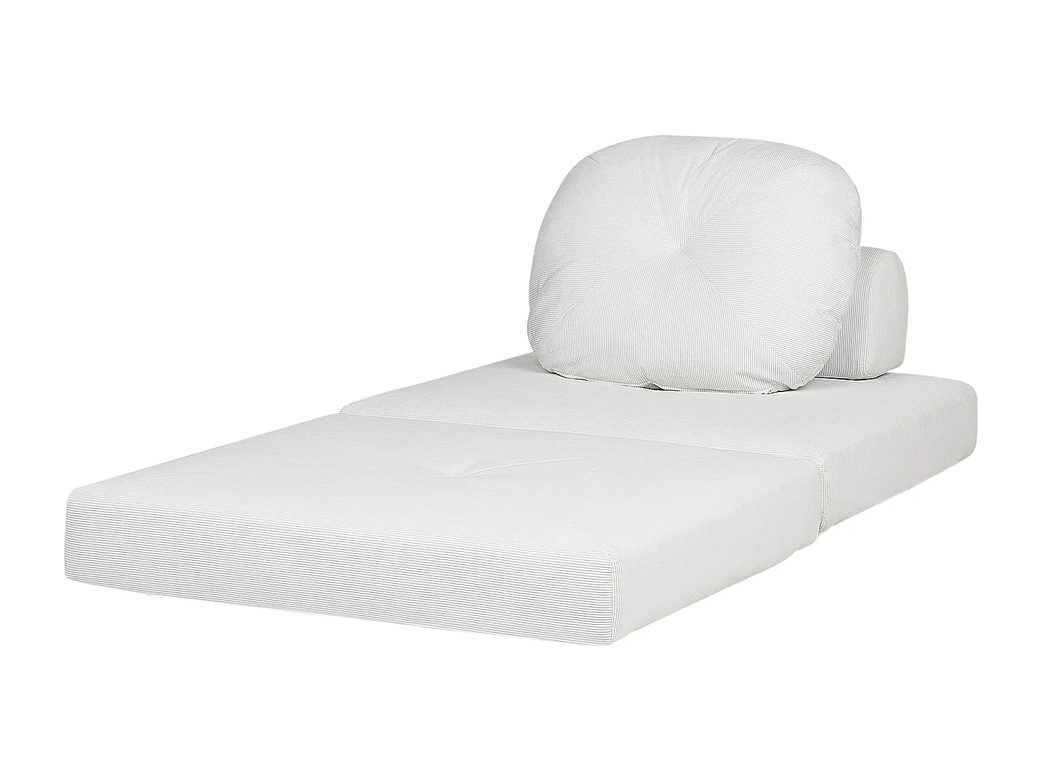 Sofá-cama individual OLDEN Bombazine Branco creme