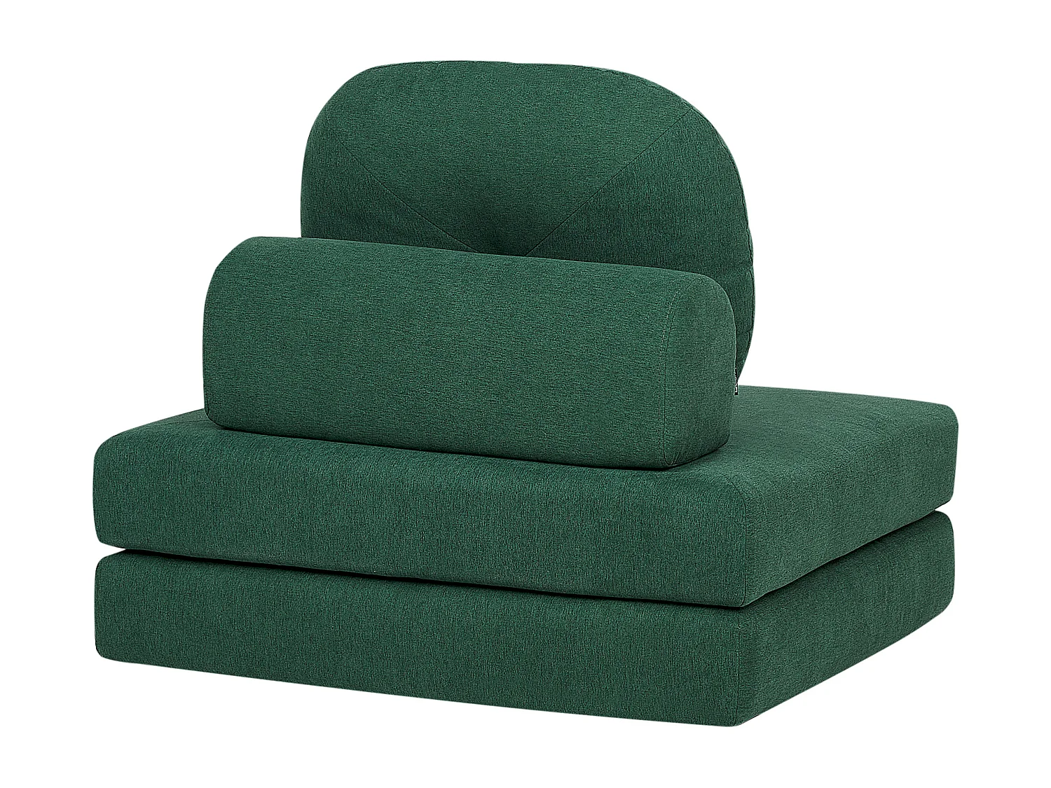 Fauteuil convertible OLDEN Tissu Vert foncé