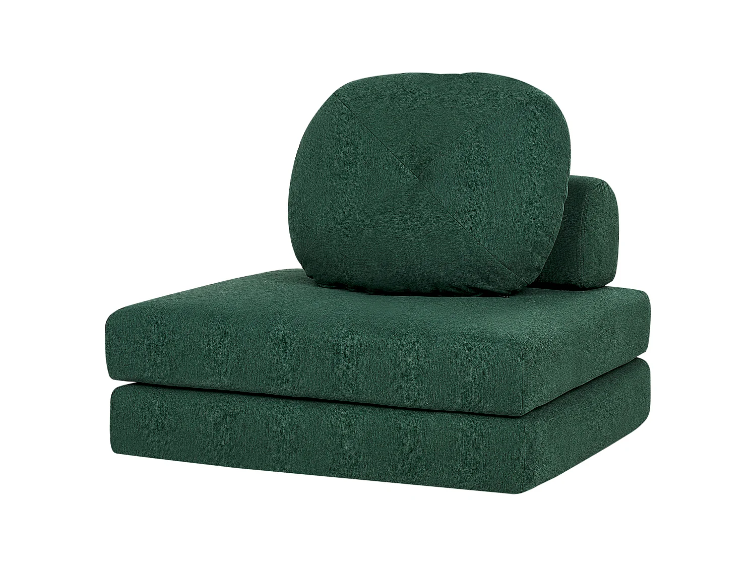 Fauteuil convertible OLDEN Tissu Vert foncé