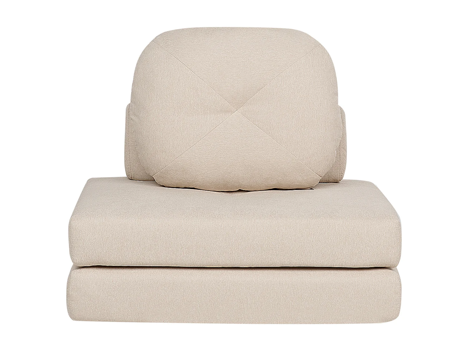 Fauteuil convertible OLDEN Tissu Beige clair
