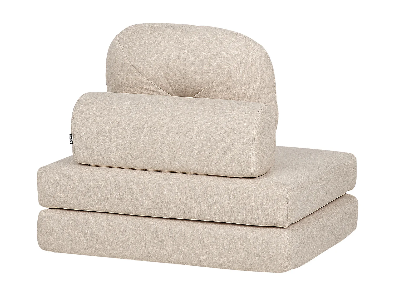 Fauteuil convertible OLDEN Tissu Beige clair