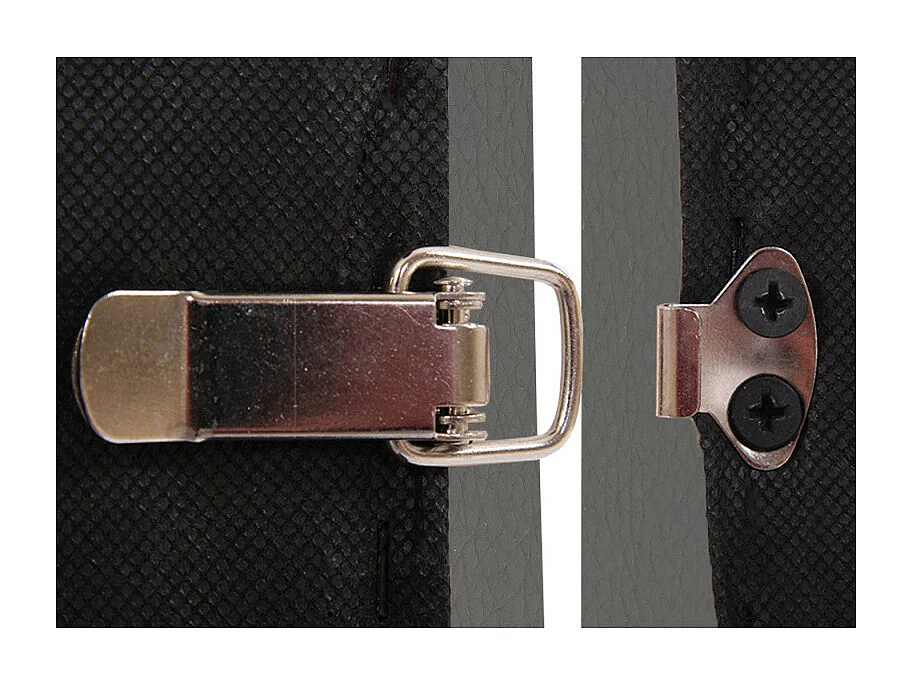 Modular Canapé 4 places Lyon, similicuir - gris foncé