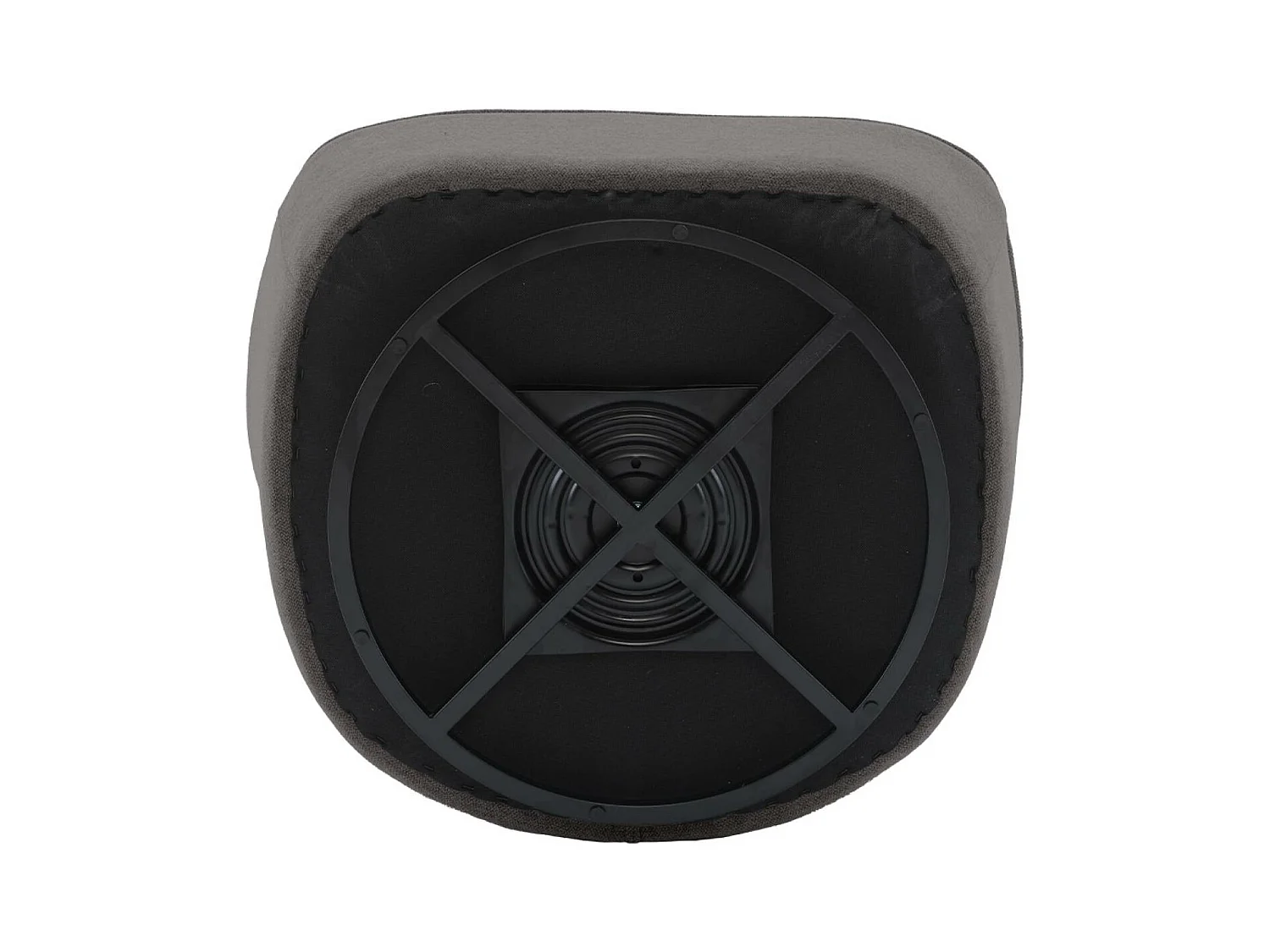 Silla giratoria 360° borreguito texturizada gris