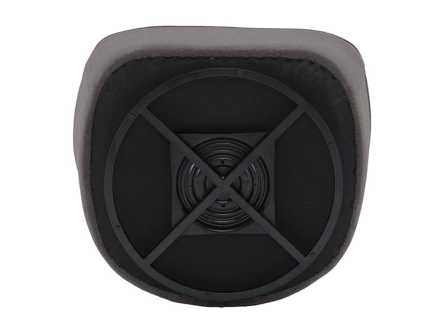 Silla giratoria 360° borreguito texturizada gris