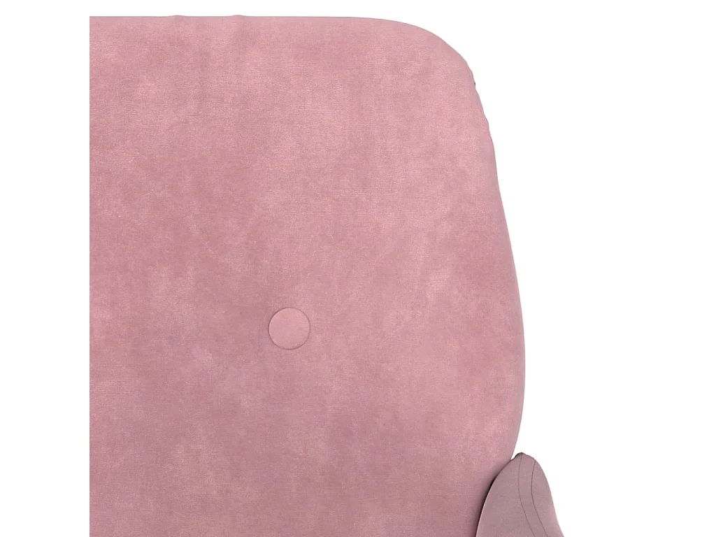 Fauteuil Rose 62x79x79 cm Velours