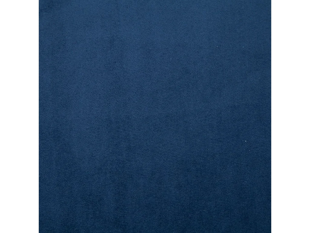 Poltrona con Piedini Cromati Blu in Velluto