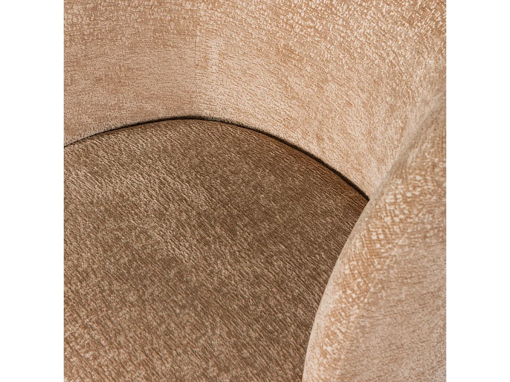 Fauteuil pivotant en tissu tissé SHUFFLE