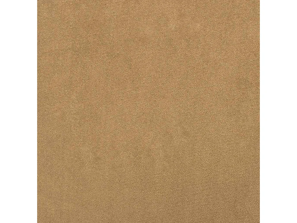 Fauteuil à bascule à oreilles en velours marron bois massif