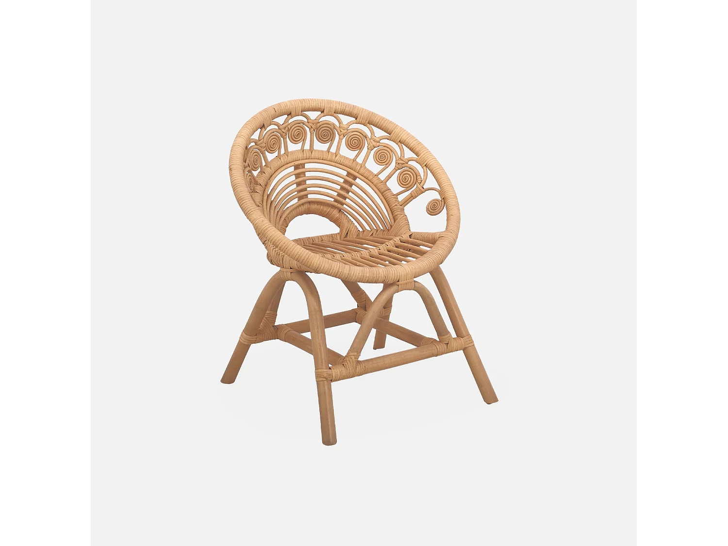 Chaise enfant en rotin Alice