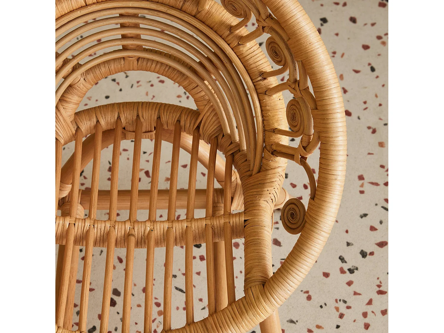 Chaise enfant en rotin Alice