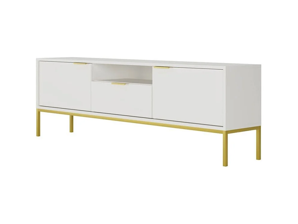 Meuble TV 175 cm Seattle Blanc