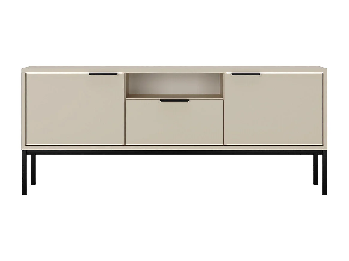 Szafka RTV AUSTIN 135 kaszmir/czarna