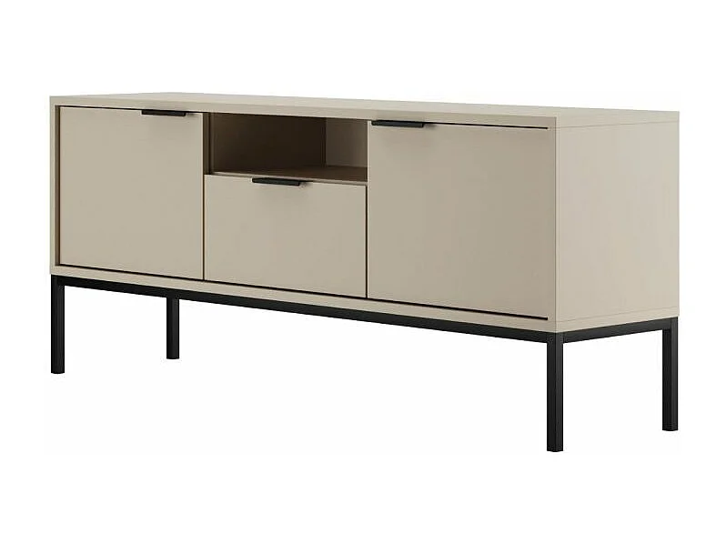 Szafka RTV AUSTIN 135 kaszmir/czarna