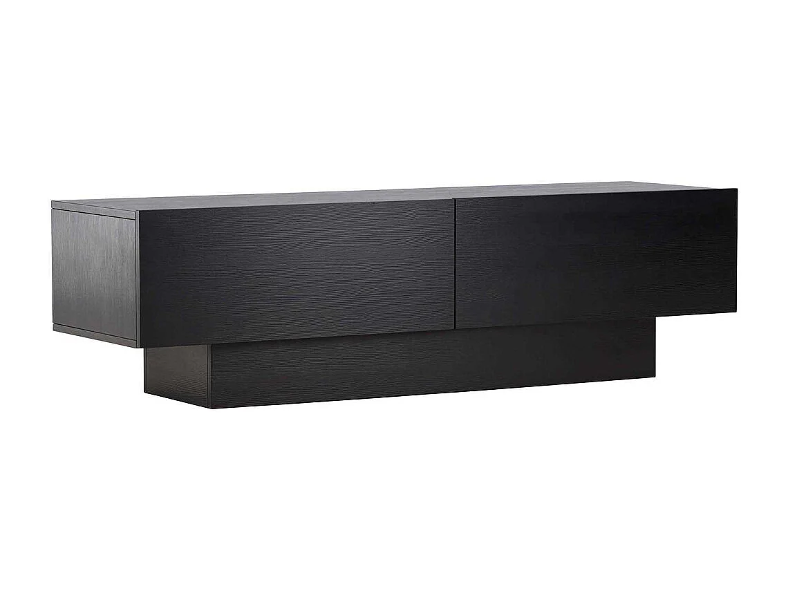 Cuenca TV-meubel 2 klepdeuren zwart.